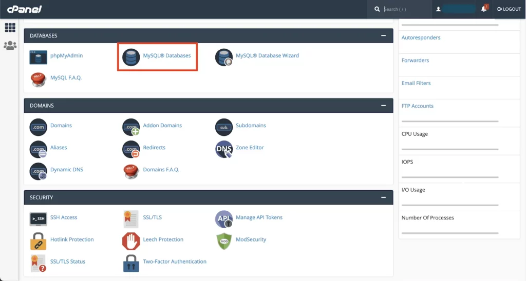 cpanel image
